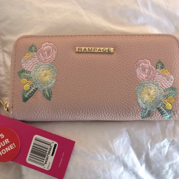 Rampage | Bags | New Rampage Embroidered Wallet | Poshmark